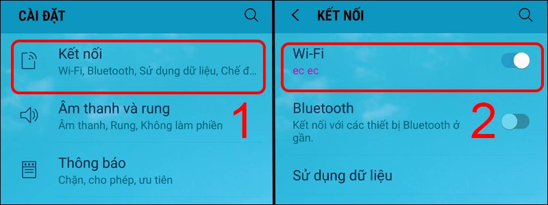 Kết nối wifi cho máy chiếu và điện thoại